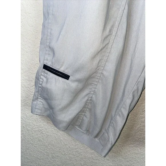 Jamie Sadock Gray capri Mid Rise Pull On Golf Cargo Pockets 6 athletic - Picture 10 of 11